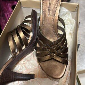 Gold heels
